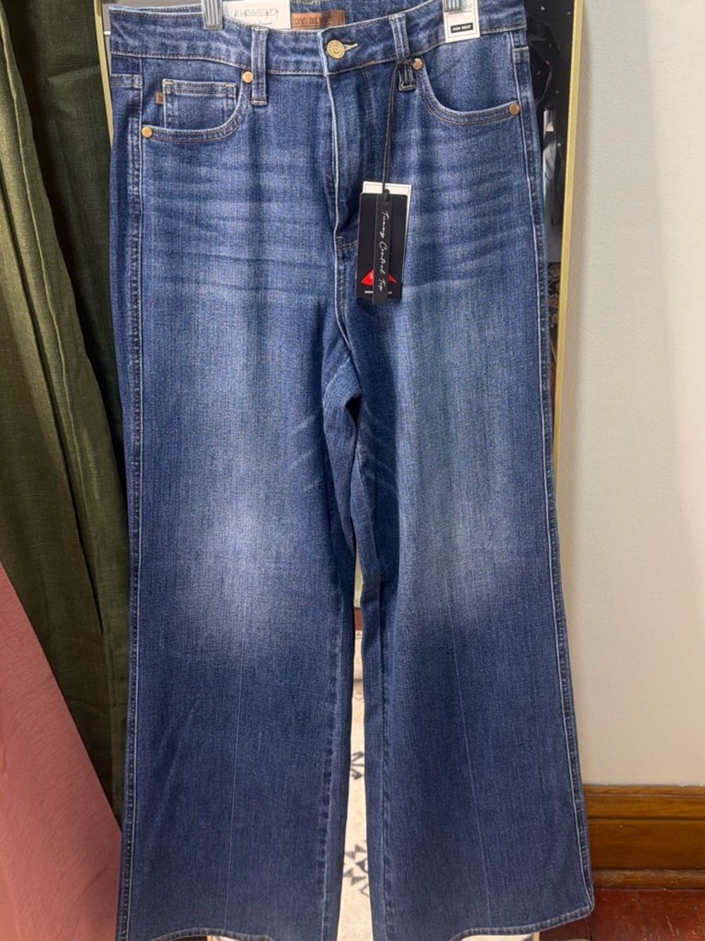 Judy Blue Blue Wide-Leg Flare Jeans